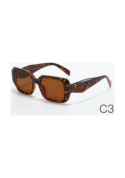 Kadın Kemik Uv 400 Korumalı Güneş Gözlüğü Leopar - 712505219 Kahverengi