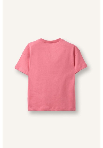 Defacto Baskılı Tişört Kız Bebek E0698a526smpn280 Pembe-pn280