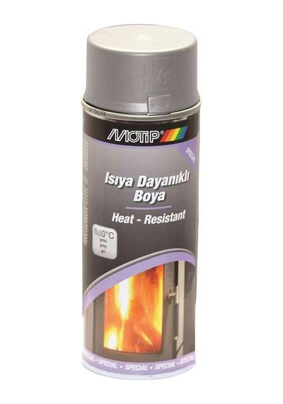 Motip Isıya Dayanıklı Boya Gümüş Renk 400 ML