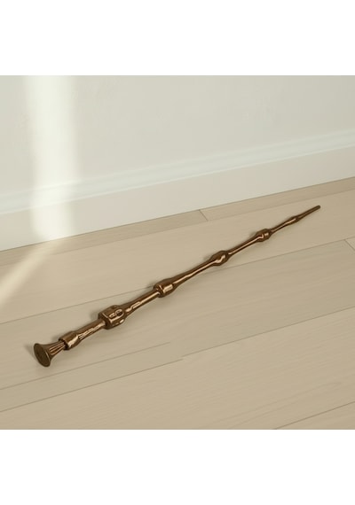Harry Potter Albus Dumbledore Mürver Asa - Işıltılı Altın Serisi Koleksiyonluk Dekoratif Asa 30 CM