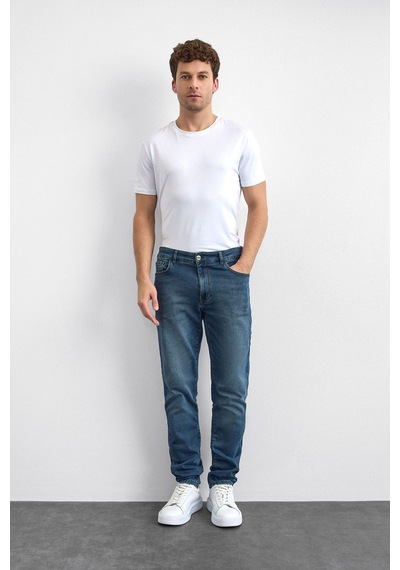 Back And Bond Lacivert Slim Fit Denim Pantolon Çok Renkli