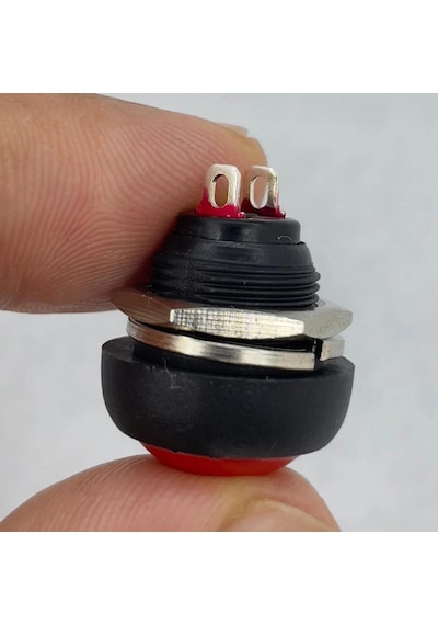 Ic-184 Kırmızı Plastik Push Buton 12mm Pbs-33b