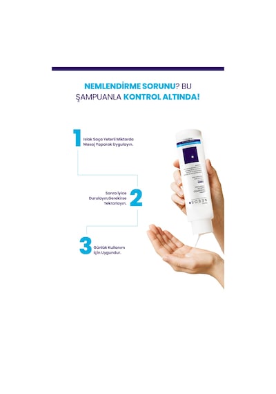 Derma Needs Yıpranmış Ve Kuru Saçlar İçin Şampuan 400 ML Besleyici Biotinli, B5 Vitaminli, Protein Sülfatsız