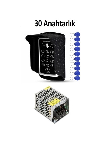 Rfıd Şifreli Kapı Kilidi - Koruyucu Kapak - Adaptör - 30 Tag