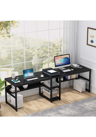 Zizuva Zizuva Tasarım Kitaplıkla Bölmeli Modern 2 Kişilik Çalışma Masa (541023960) Zizuva Zizuva Tasarım Kitaplıkla Bölmeli Modern 2 Kişilik Çalışma Masa (541023960)