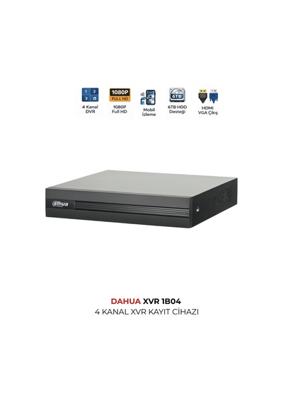 4 Kanal Dvr Güvenlik Kayıt Cihazı Xvr1b04 I T