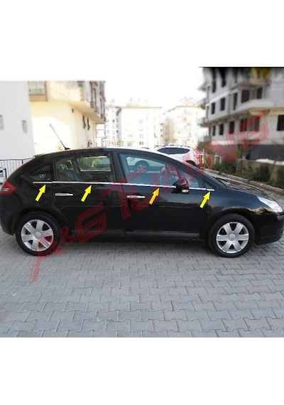 Citroen C4 Hb Krom Cam Çıtası Tk 2005-2010 8Prç Paslanmaz Çelik N11.6043 Citroen C4 Hb Krom Cam Çıtası Tk 2005-2010 8Prç Paslanmaz Çelik N11.6043