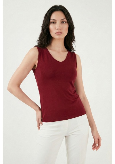 Lela Bayan Bluz 5864384 Bordo Bordo