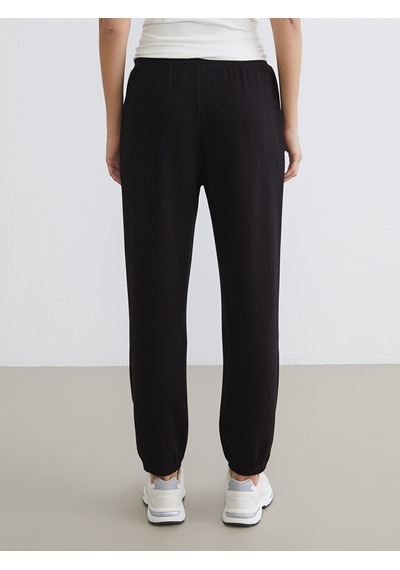 Lcwaıkıkı Basic Siyah Soft Touch Kadın Jogger Eşofman Altı