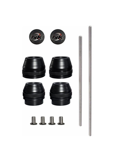 Nk Motors Yamaha Mt-07 2014-2024 Uyumlu Ön Arka Aks Koruma Takoz Seti
