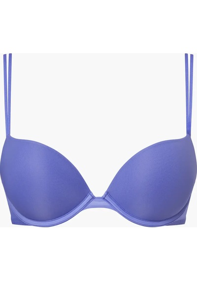 Calvin Klein Push Up Plunge Kadın Mavi Sütyen