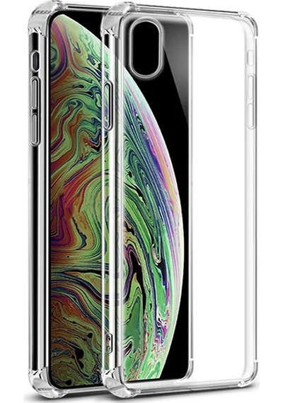 Ally iPhone Uyumlu Xs Max 6.5 Anti-drop Darbe Emici Silikon Kılıf- 5775 Şeffaf