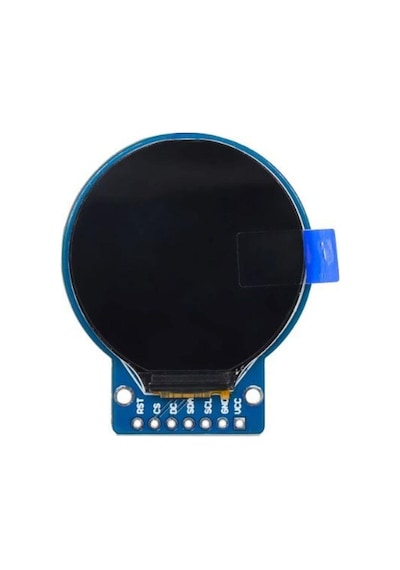 Gc9a01 1.28'' 240x240 Oled Grafik Lcd Ekran - Yuvarlak Pcb