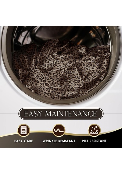 Elegance Seduction 1s51570 Saten Leopar Hayvan Baskı İpeksi Kolay Bakım Makinede Yıkanabilir Yastık Kılıfı Çift Standart Boyut, 2'li Paket, Kahverengi Çok Renkli Elegance Seduction 1s51570 Saten Leopar Hayvan Baskı İpeksi Kolay Bakım Makinede Yıkanabilir Yastık Kılıfı Çift Standart Boyut, 2'li Paket, Kahverengi Çok Renkli