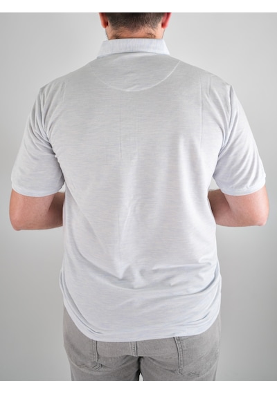 Coonless Battal Cepli Erkek Buz Mavi Kısa Kol Yakalı Baba Tshirt Buz Mavi