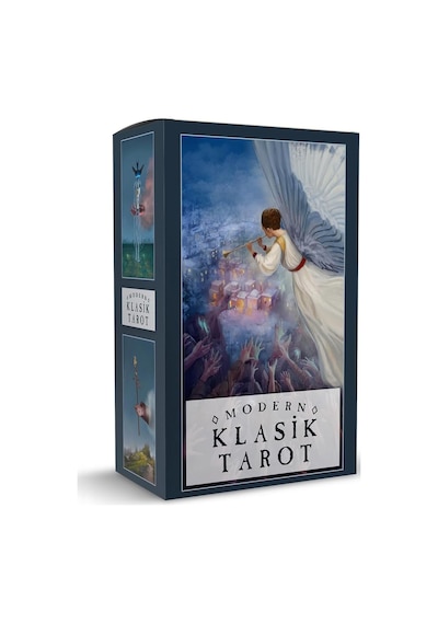 Modern Klasik Tarot Kartları Ve Türkçe Rehber Kitapçığı - 78 Kartlı Özel Tasarım Tarot Seti