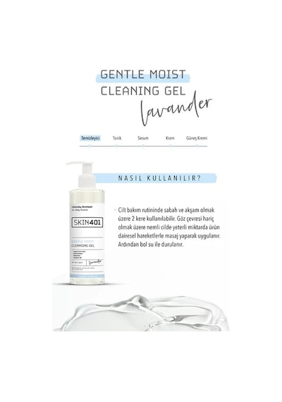 Skin401 Nemlendirici Tazelik ve Parlaklık Veren Yüz Temizleme Jeli 200 ML