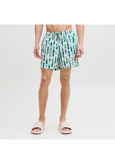 Jack&jones Jack Jones Şort Mayo Maui Vibes Novelty Aop Yeşil