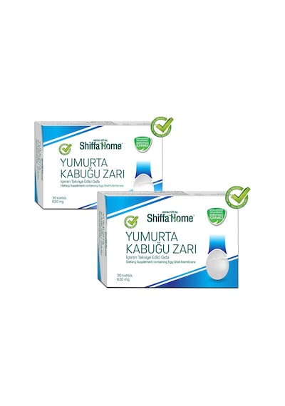 Shiffa Home Yumurta Kabuğu Zarı 30 Kapsül X2 Adet
