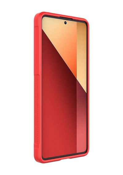 Xiaomi Redmi Note 13 Pro 4g Kılıf Kamera Korumalı Esnek Silikon Parmak Şeritli Pazarplus Koyu Yeşil