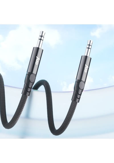 Juo Stereo 3.5mm Trs Jack Örgülü Aux Ses Kablosu 2 Metre