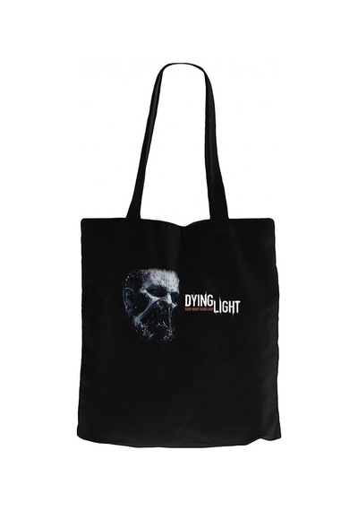 Dying Light Zombi Head Siyah Kanvas Bez Çanta