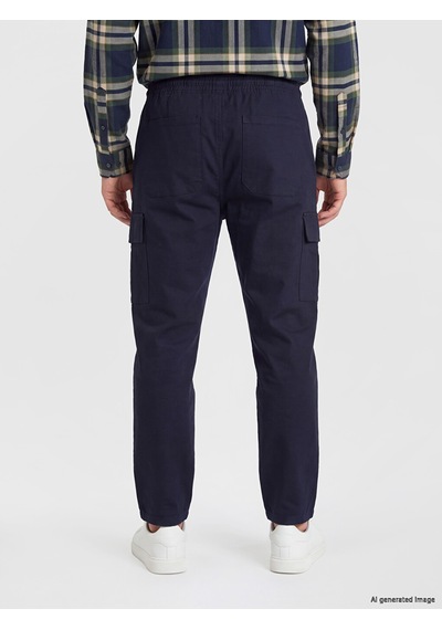 LC Waikiki Lc Waıkıkı Lacivert Relax Fit Erkek Kargo Pantolon