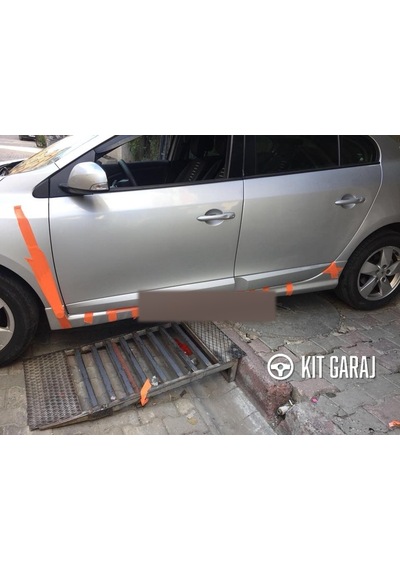 Renault Fluence Yan Marşpiyel Çift Plastik Boyasız