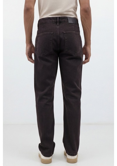 Antioch Tapered Fit Erkek Jean Koyu Kahve