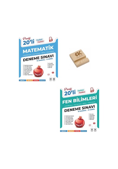 Nartest Lgs 8. Sınıf Prestij Matematik Ve Fen Bilimleri Denemeleri + Telefon Standı