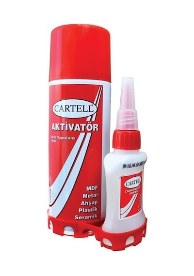 Cartell Hızlı Yapıştırıcı Seti 200 Ml