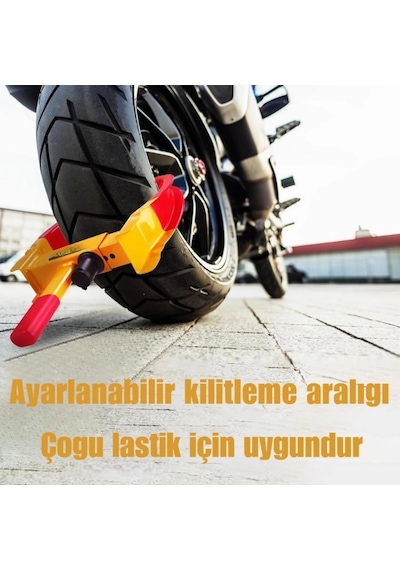 Tosbai Karavan Araç Teker Kilidi , Motor, Tekne, Araba, Römork Teker Kilidi Hırsızlığa Karşı Güvenlik