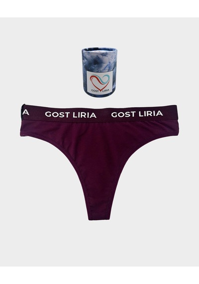 Gost Liria Calm Kadın String Külot Bordo Bordo