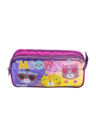 Bubbles Meow Hologramlı Kalem Çantası