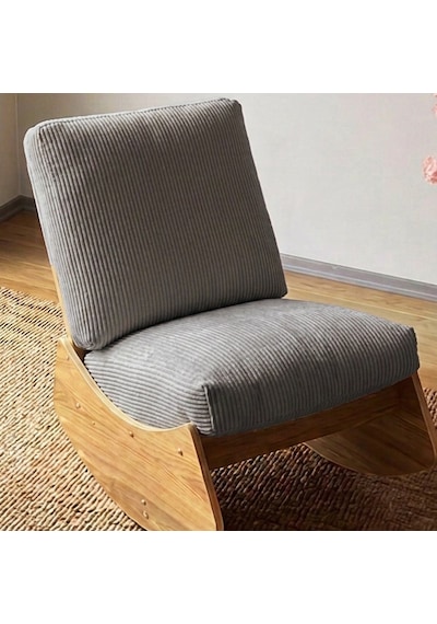 Comfort Sallanır Koltuk Tv Koltuğu Sallanan Berjer Sandalye Gri