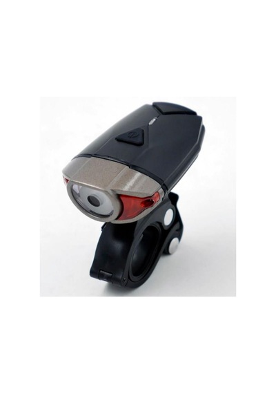 Forte Gt Superl Lava 300Lm Bisiklet Ön Işık Usb Kask Ve Gidon Far Siyah