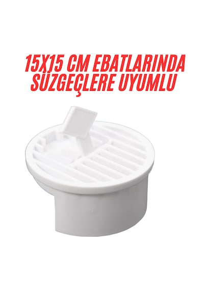 15x15 Süzgeçler İçin Gider Kapağı, Yer Süzgeci, Izgarası Gider