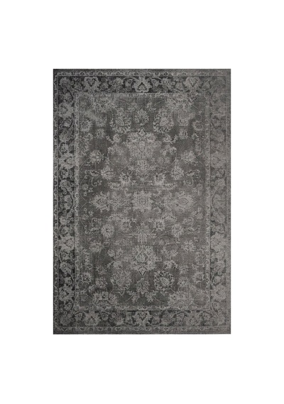 Kartela Halı Lino Halı Jüt Taban Dokuma Halı Antrasit - 120 X 180 Cm