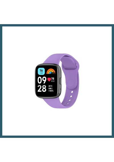 Bezos Redmi Watch 3 Active Klasik Kordon - Lila Ob