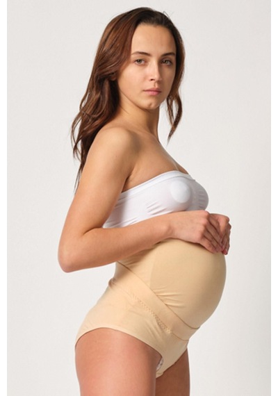 Emay Mı 2825 Cotton Hamile Karın Slip Korse Ten