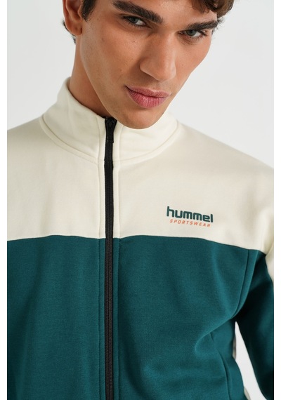 Hummel Wesler Fermuarlı Sweatshırt 922327-9815 Yeşil