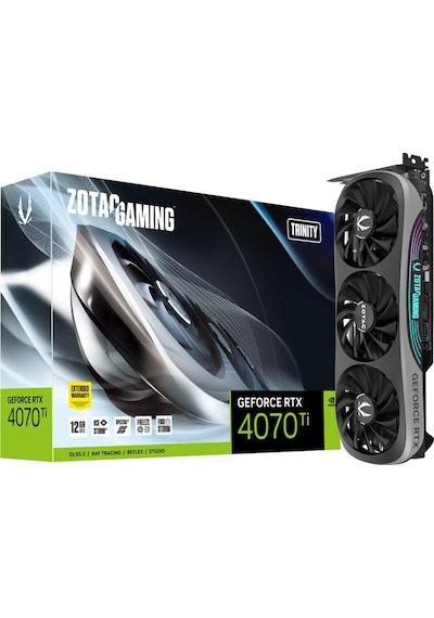 Zotac NVIDIA GeForce RTX 4070 Ti Trinity ZT-D40710D-10P 12 GB GDDR6X 192 Bit Ekran Kartı