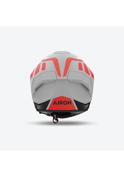 Airoh Matryx Rider Red Matt Kask Gri - Kırmızı - Siyah