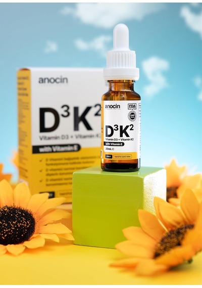 Tr Vitamin D3 K2 Vitamin E, 1000 Iu 2m Mcg Damla 20 Ml D3 K2 Vitamin D3k2