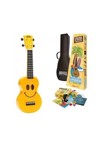Mahalo Learn 2 Play Ukulele Seri Yellow U-smile