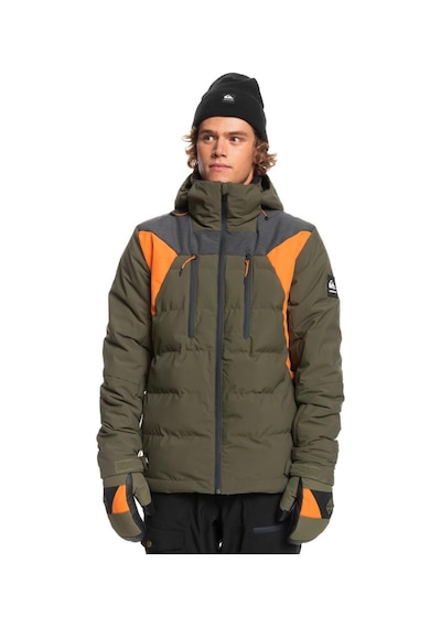 Quiksilver The Edge Jk Erkek Snowboard Ceket Yeşil