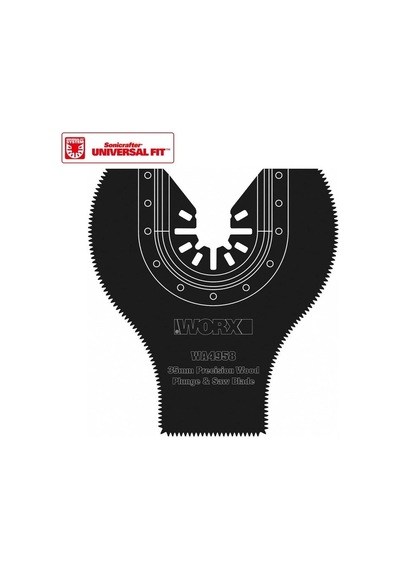 Worx Wa4958 Çok Amaçlı Raspalama Makinası İçin 35x80mm 180 Ahşap, Fiberglas, Pvc Universal Dalma/kesme Bıçağı
