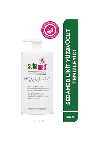 Sebamed Hassas Ciltler İçin Yüz & Vücut Temizleyici 750 Ml