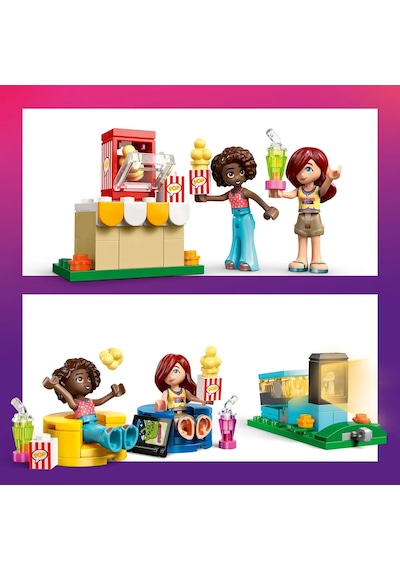 LEGO® Friends Arkadaşlık Film Gecesi 42642 - 6 Yaş ve Üzeri Çocuklar için 2 Mini Bebek İçeren Yaratıcı Oyuncak Yapım Seti (154 Parça) LEGO® Friends Arkadaşlık Film Gecesi 42642 - 6 Yaş ve Üzeri Çocuklar için 2 Mini Bebek İçeren Yaratıcı Oyuncak Yapım Seti (154 Parça)