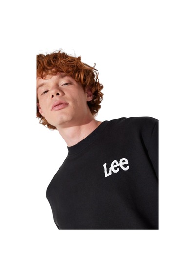 Erkek Bısıklet Yaka Sweatshırt Lee.l232518001 Sİyah